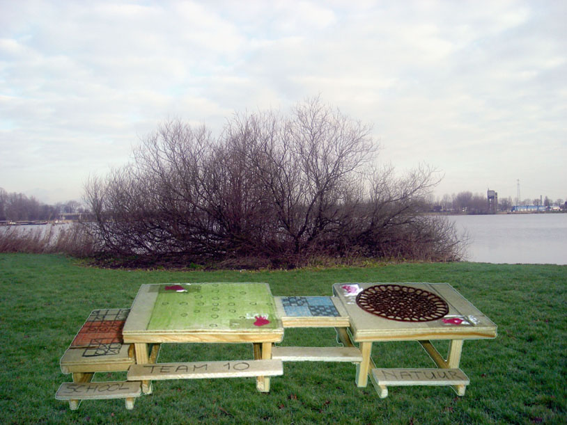flevopark met tafel
