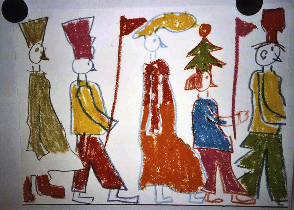 kleren keizer tekening